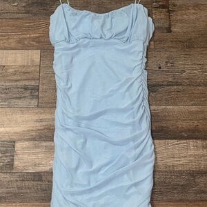 Streetwear Society Light Blue Mini Dress